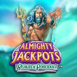Almighty Jackpots – Realm of Poseidon logo – Jackpots by Novomatic at PiperSpin Casino