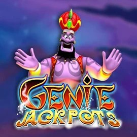 Official Jackpots logo: Genie Jackpots by Blueprint Gaming at PiperSpin Casino