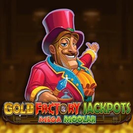 Play Gold Factory Jackpots Mega Moolah slot by Aurum Signature Studios on piperspinscasino.de