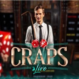 Live Casino logo of Live Craps from Evolution at PiperSpin Casino