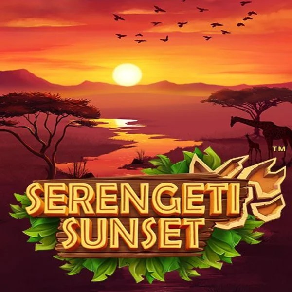 Serengeti Sunset online game logo by Skywind Group on piperspinscasino.de