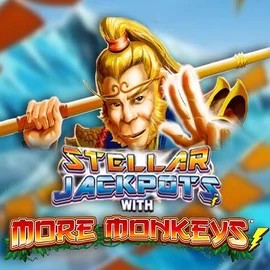Jackpots logo of Stellar Jackpots with More Monkeys from Lightning Box Game at PiperSpin Casino