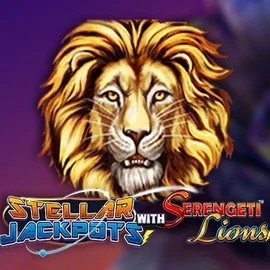 Stellar Jackpots with Serengeti Lions logo by Lightning Box Game at PiperSpin Casino